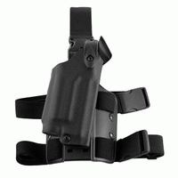 6005 Tactical Holster w/ Light w/ Leg Quick Release Harness - BLACK  STX TACTICAL ONLY